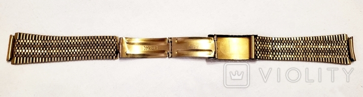 Gold bracelet made of stainless steel 18 mm USSR, photo number 8