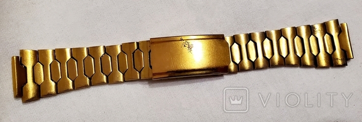 Bracelet for watches of gold color 18 mm wide USSR