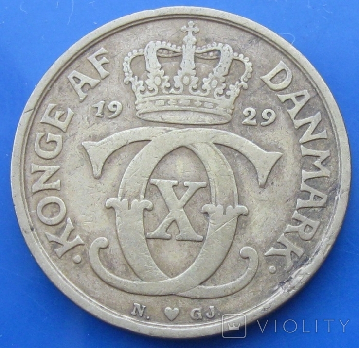Дания 1 крона 1929, фото №3