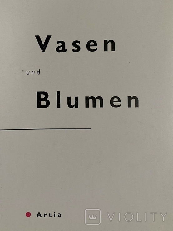 "Vazen und Blumen" "Vases and Flowers" Czech ceramics from Artia exhibitions 1963, photo number 4