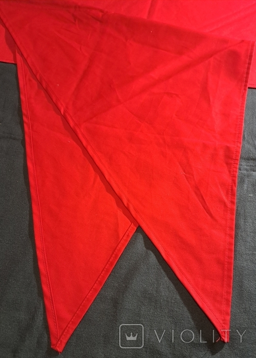 Форменный красный галстук Великобритания 2 шт, фото №5