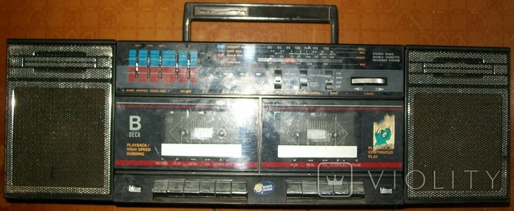 Импортная двухкассетная магнитола. АM, LW, SW, FM., фото №6