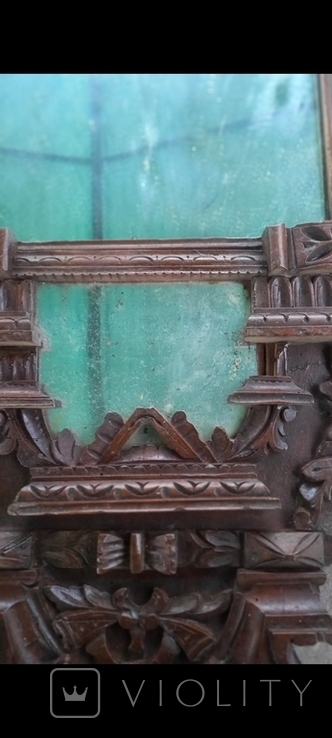The mirror is carved. Handmade. Age is not known. Second-hand. See Photo., photo number 5