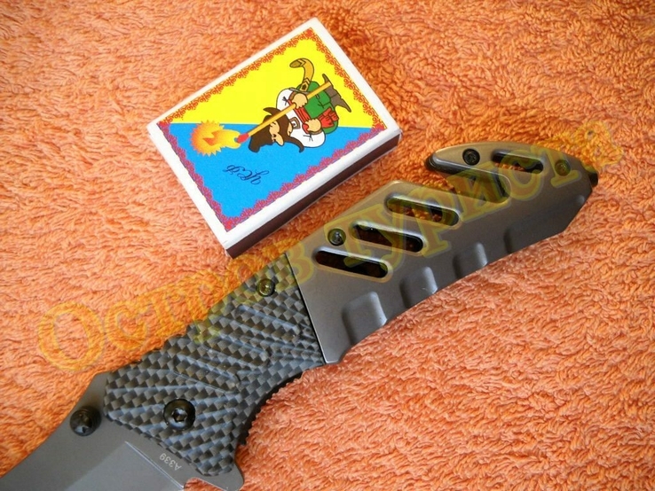 Нож тактический складной Browning A339 стеклобой стропорез 21.5 см, фото №7
