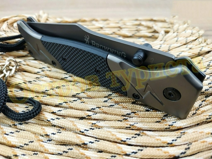 Нож тактический складной Browning FA45 стеклобой клипса 23см, фото №12