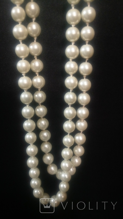 Beads, artificial pearls.65 cm., photo number 9