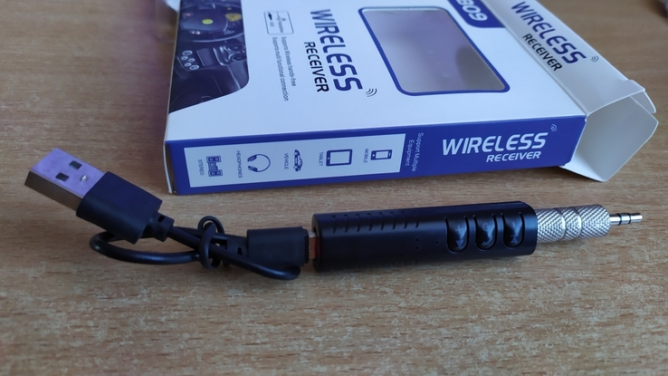 Авто модулятор Bluetooth адаптер BT-450 Wireless ресивер трансмітер AUX MP3 WAV, numer zdjęcia 4