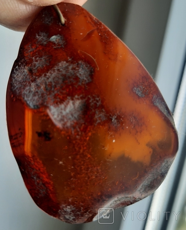 Suspension on a chain. Amber. Weight 20 grams., photo number 8