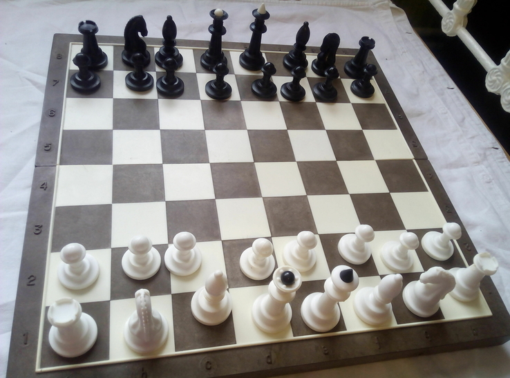 Карболитовые шахматы Киевпластмасс 1970-е годы, фото №6