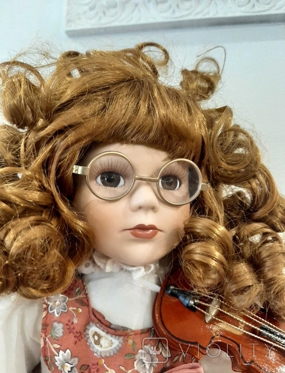 Лялька колекційна. Дівчина з скрипкою., фото №3