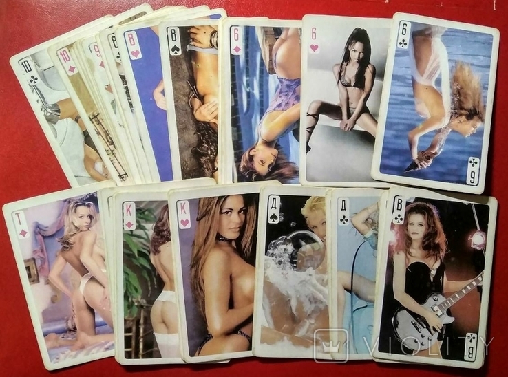 Erotic cards full deck 36 pieces of nude