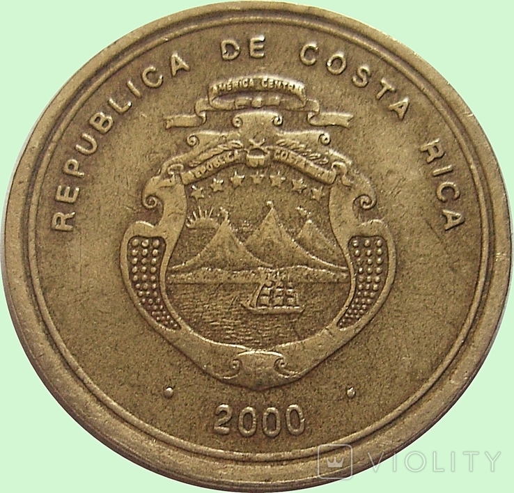 6.Costa Rica 100 colones, 2000, photo number 2