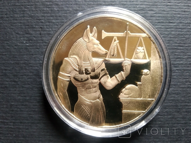 Souvenir coin "Anubis - God of Egypt", photo number 2
