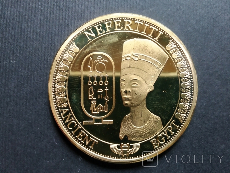 Souvenir coin "Nefertiti" (Nefertiti), photo number 4
