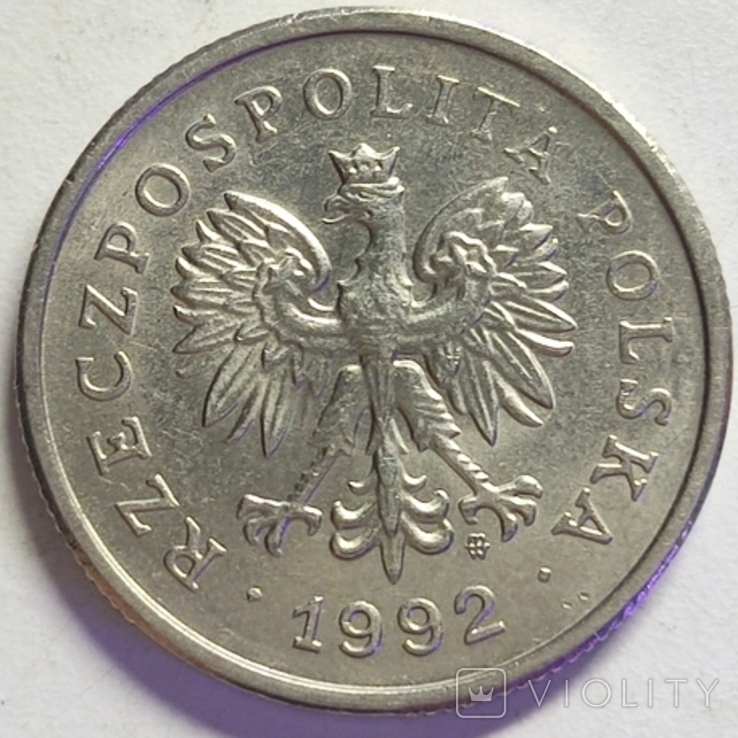 1 злотий 1992 Польща, фото №3