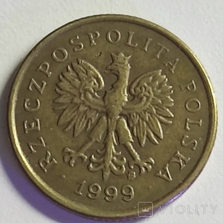 5 грош 1999 Польща, фото №2