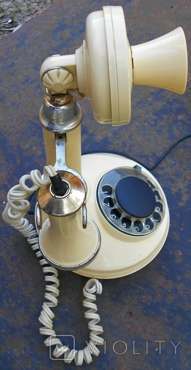 Disc retro phone Souvenir 1985 year, photo number 6