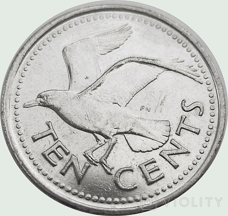6. Barbados 10 cents, 2012, photo number 2