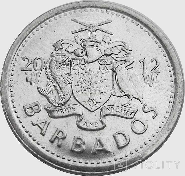 6. Barbados 10 cents, 2012, photo number 3