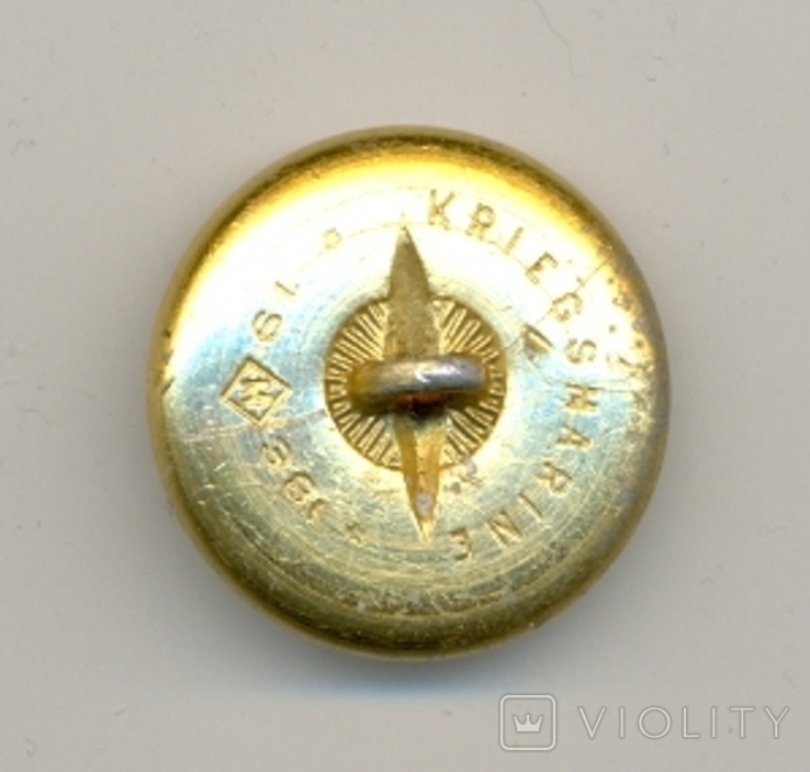 Button (button), Kriegsmarine, Germany, 1938, M., photo number 3