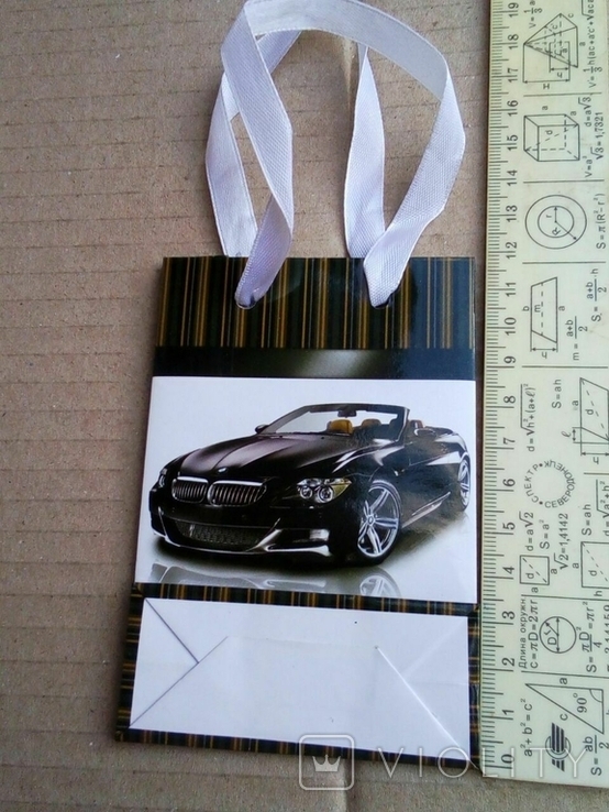 Подарочный пакетик BMW 8 * 12, фото №3