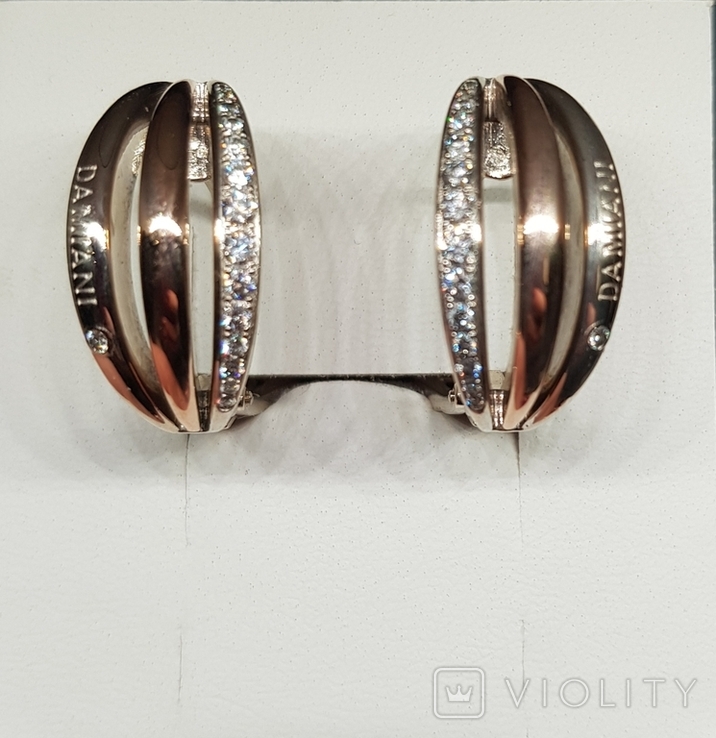 Damiani earrings with diamonds, photo number 5