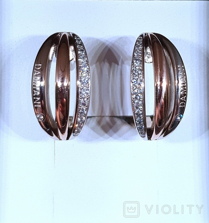 Damiani earrings with diamonds, photo number 9