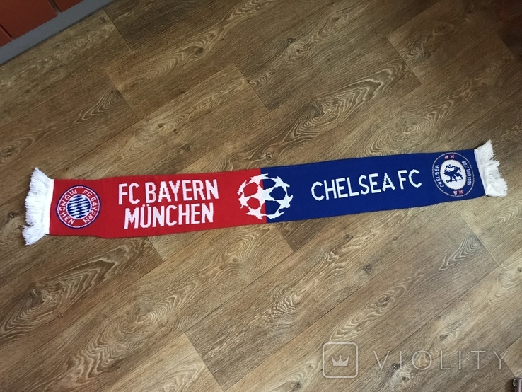 Шарф FC BAYERN MUNCHEN - CHELSEA FC. FINAL 20012.