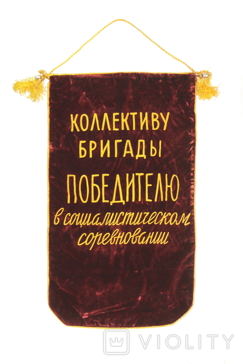Pennant of the USSR Dnieper Installation Department V / Trust, photo number 3
