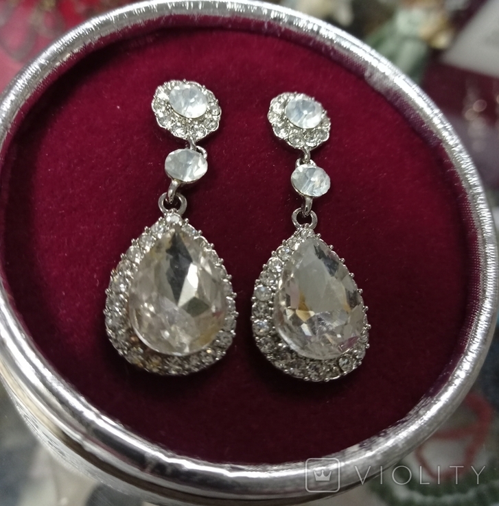Vintage earrings "Angelica", Bavaria, Germany.