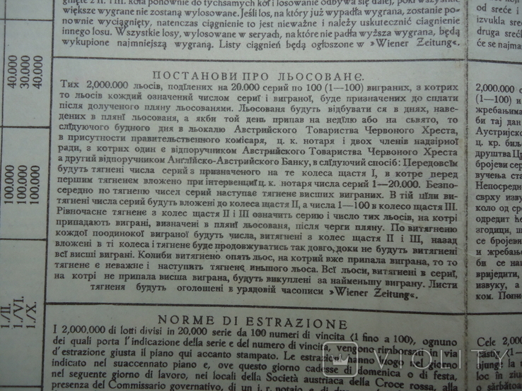 Австрія 1916 р Червоний Хрест 20 крон український текст, фото №6