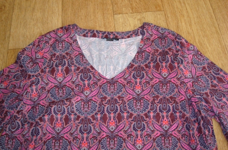 Esmara красивая холодок женская блузка удлиненная вискоза рукав 3/4 eur 52, фото №6