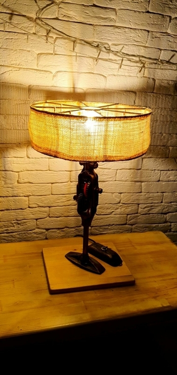 Лампа світильник настільний стимпанк лофт, photo number 2