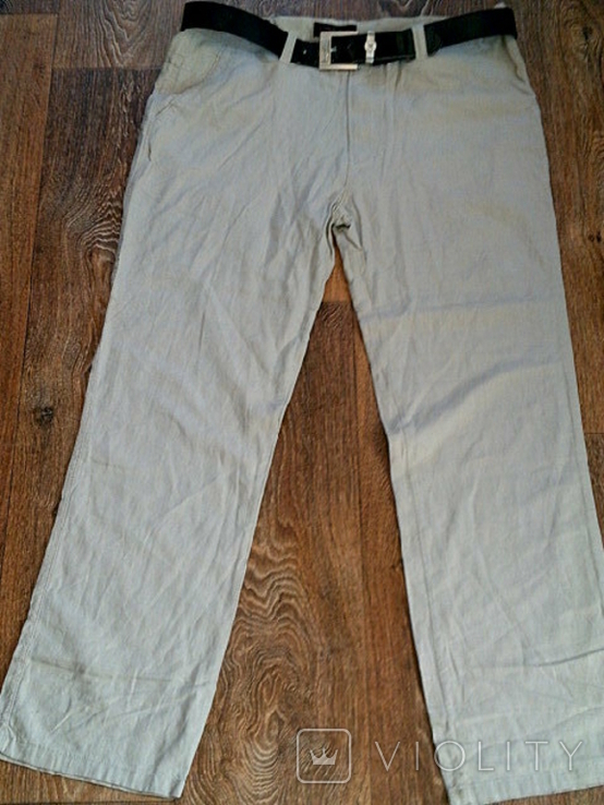 G.Armani(лен 100%) -летние легкие штаны разм.36, фото №6