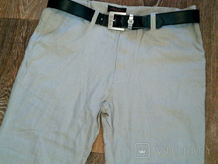 G.Armani(лен 100%) -летние легкие штаны разм.36, фото №5
