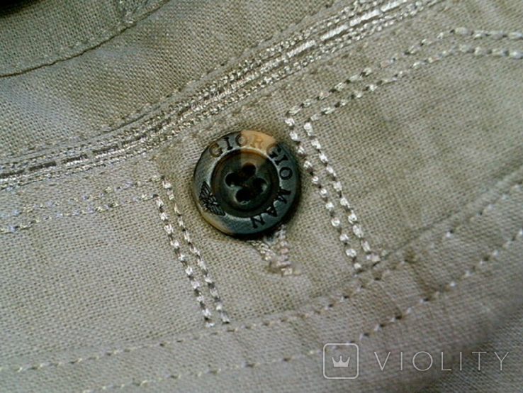 G.Armani(лен 100%) -летние легкие штаны разм.36, фото №10