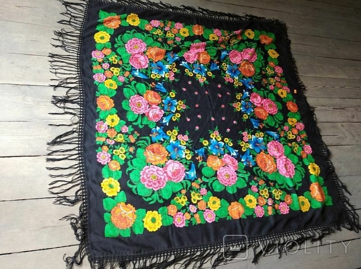 Scarf in flowers No 11, photo number 3