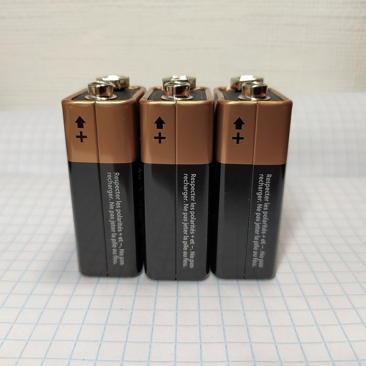 Батарейки Duracell Ultra 6LR61/9V. Три штуки., фото №5