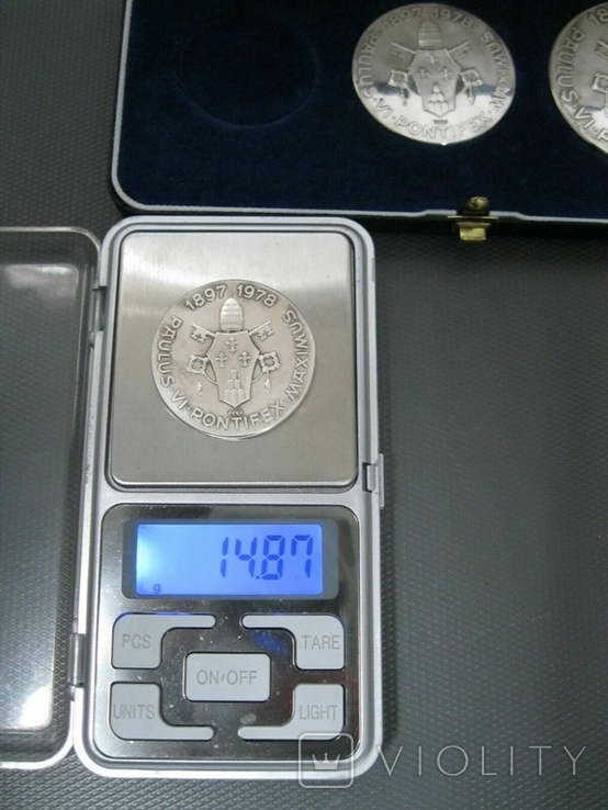 PAUL VI PONTIFEX MAXIMUS 1978 Медаль монета, photo number 3