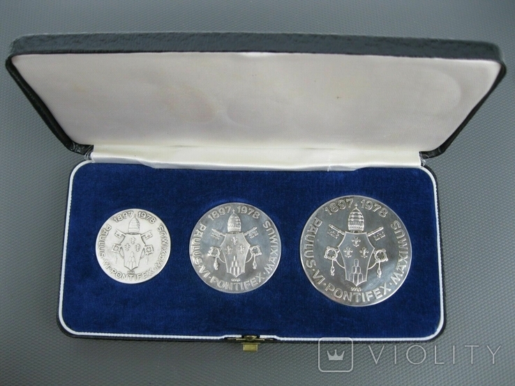 PAUL VI PONTIFEX MAXIMUS 1978 Медаль монета, photo number 11