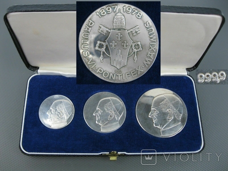 PAUL VI PONTIFEX MAXIMUS 1978 Медаль монета, photo number 13