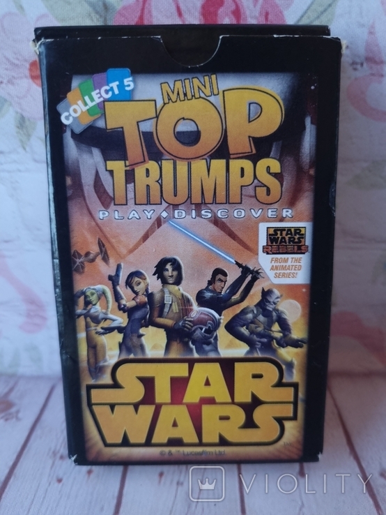 Карточки Top Trumps Star Wars mini, фото №2