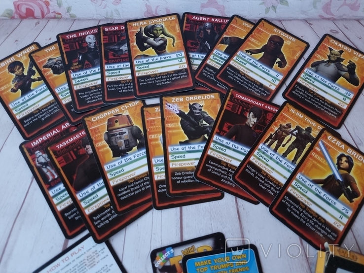 Карточки Top Trumps Star Wars mini, фото №3