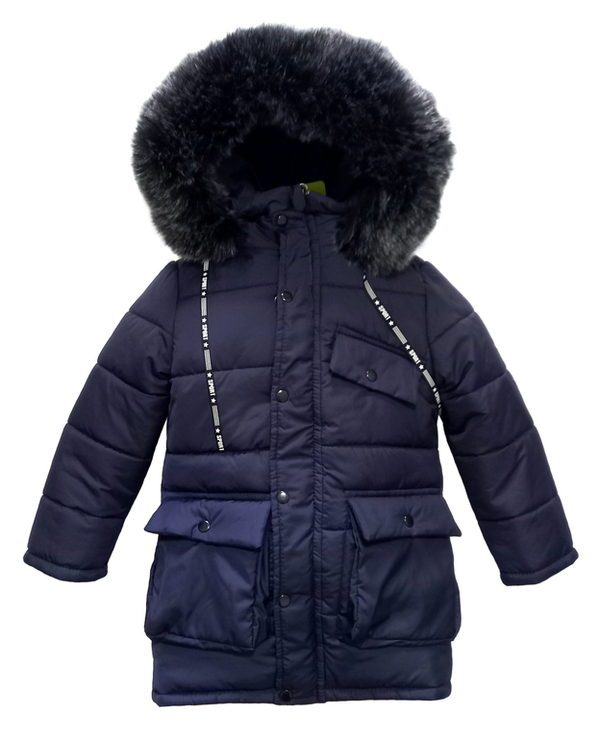 Куртка зимова дитяча Best Boss синій ріст 146 см 1073b146, numer zdjęcia 2