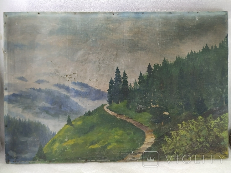 2. Landscape. Carpathians. 1966. Signature., photo number 10