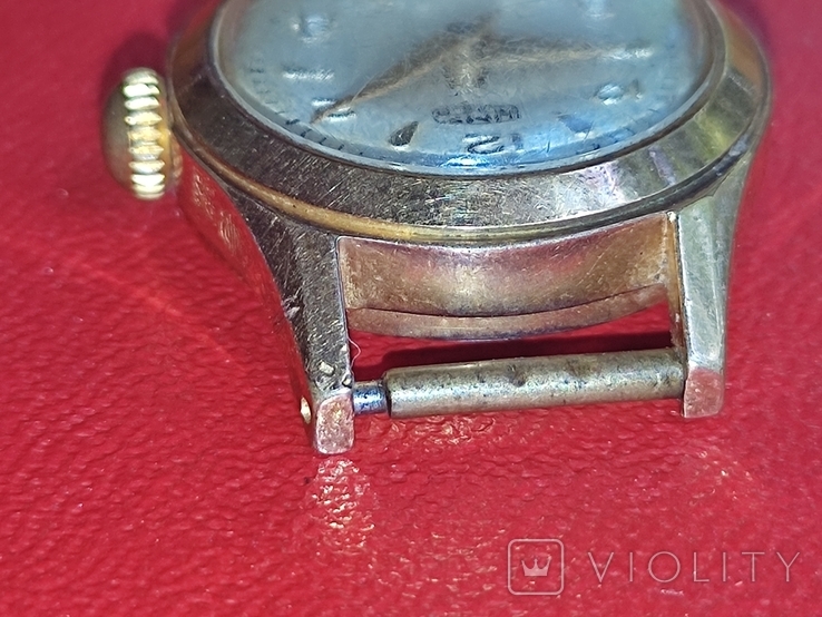 Винтаж. Женские позолоченные наручные часы UMF Ruhla M3. Германия, фото №9