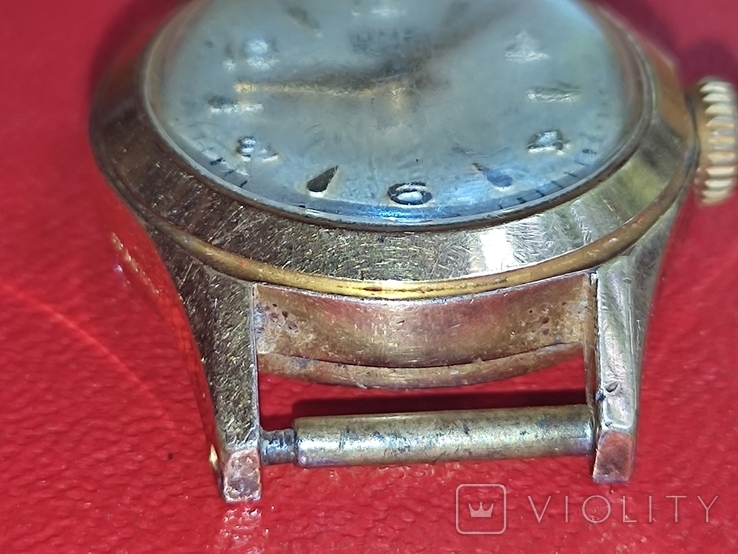 Винтаж. Женские позолоченные наручные часы UMF Ruhla M3. Германия, фото №11