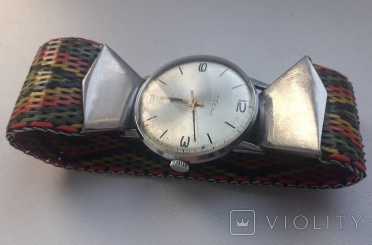 Винтаж из СССР, браслет для наручных часов ручной работы ИТК, шпилька18 мм., 650 элементов, фото №3