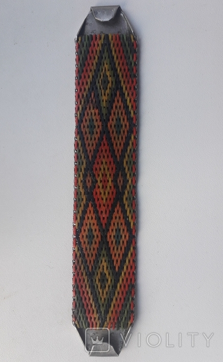 Винтаж из СССР, браслет для наручных часов ручной работы ИТК, шпилька18 мм., 650 элементов, фото №8