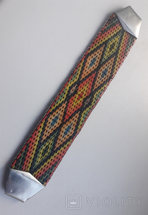 Винтаж из СССР, браслет для наручных часов ручной работы ИТК, шпилька18 мм., 650 элементов, фото №9